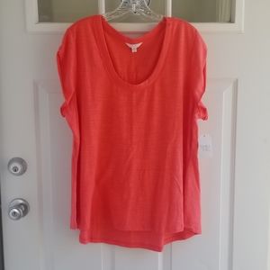 NWT Time & Tru Sleeveless Burnout Top - Sz XL